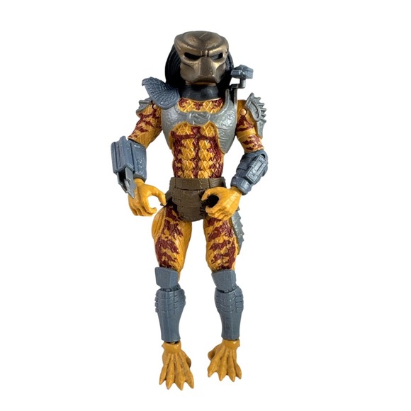 Other - Predator Action Figure Alien Hunter Sci-Fi Toy Yellow Brown Silver 4.75 Inch